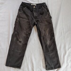 Carhartt Loose Fit Workwear Black Pants 34x30
